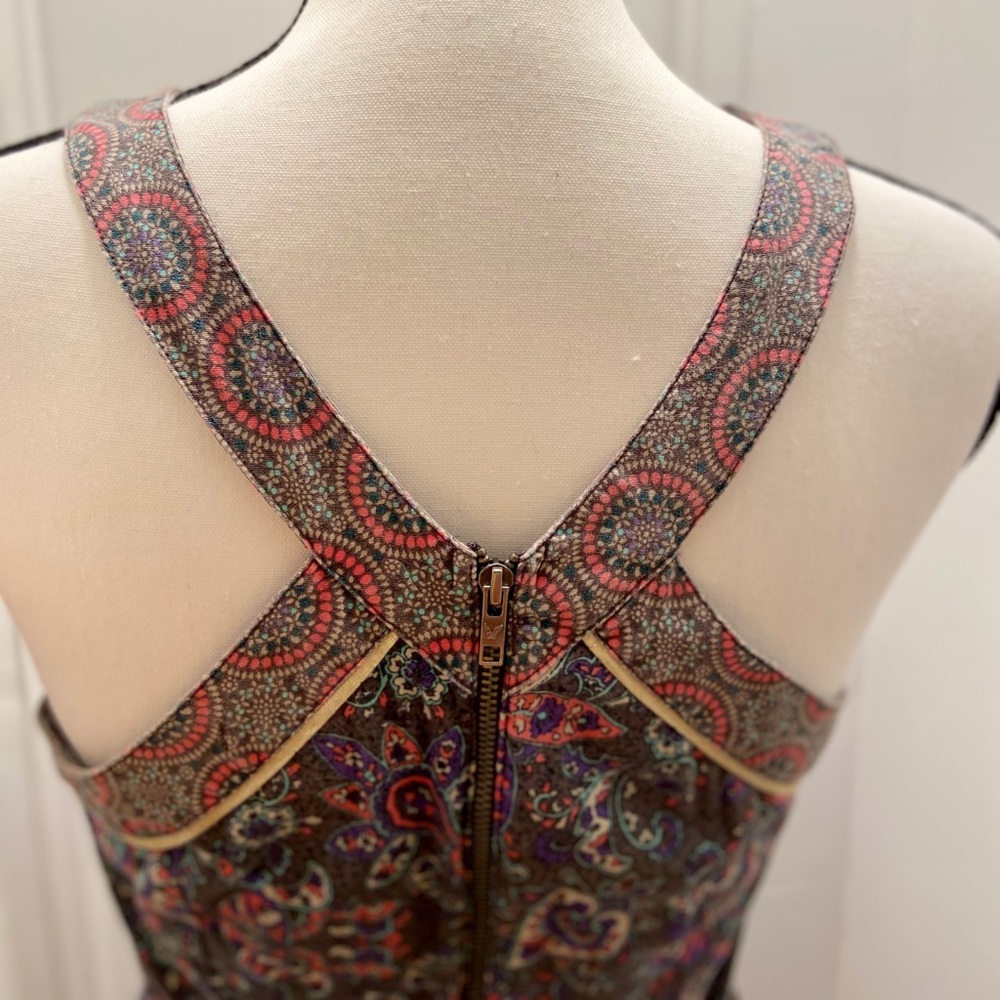 Vintage American Eagle Paisley Yoke Dress - Picture 7 of 8